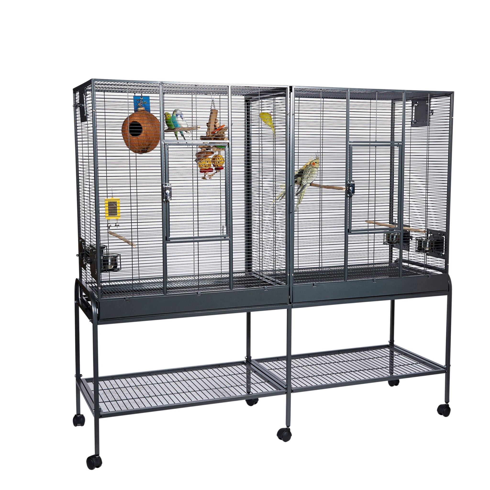 Rainforest Double Flight Bird Cage Everyday Pet Cages