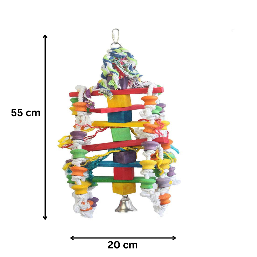 Large Parrot toy Bundle 3 toys for African Grey or Similar bird toy